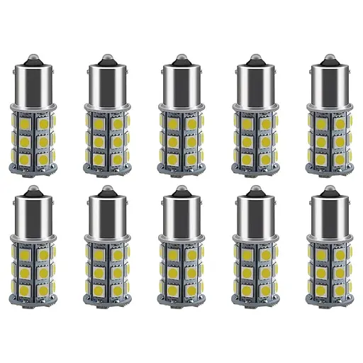 Светодиодные лампы EverBrightt Brand 10 Pack 1156 1157 5050 27SMD DC 12V Белые