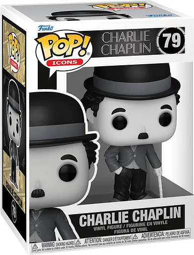 Коллекционная  фигурка   Funko Pop Чарли Чаплин  Charlie Chaplin  10 см FP CC 79 - фото 3