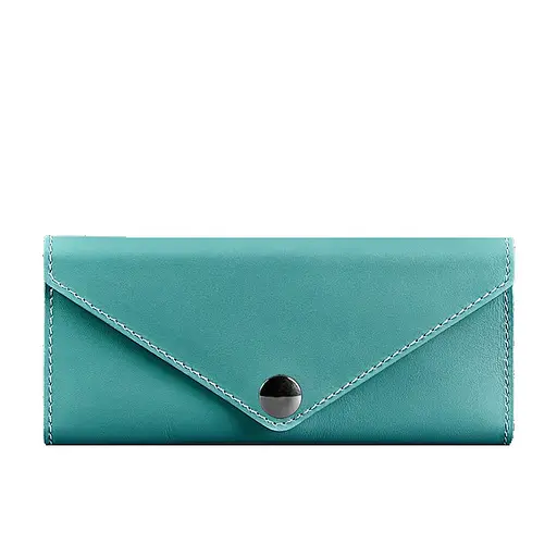 Женский кожаный кошелек Керри 1.0 бирюзовый - фото 8