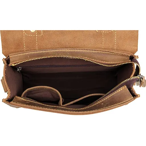 Міні сумка портфель через плече John McDee 24х18х7.5 см sum0028364 - фото 2