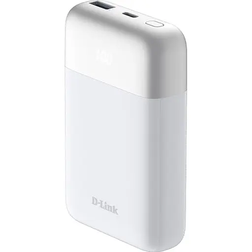 Павербанк D-Link White 10 000 mAh / 18 Вт (DPP-101) - фото 1