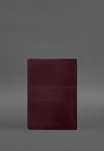 Кожаный блокнот А5 (софт-бук) 9.3 бордовый Crazy Horse - фото 5