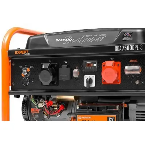 Генератор Daewoo GDA7500DPE-3 (6,5 кВт) - фото 6