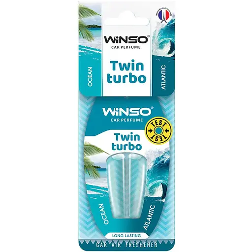 Ароматизатор с двойной капсулой Winso Twin Turbo Atlantic & Ocean 538350 - фото 1
