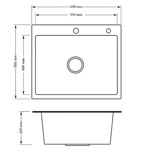 Кухонная мойка встроенная Lidz Handmade H6050H Decor Honeycomb 2,5/0,5 мм LDH6050DEC48370 - фото 9
