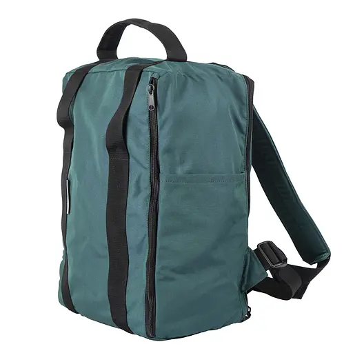 Рюкзак-антивор OOLOO Кенгуру 40x30x20 см, сине-зеленый 426/806