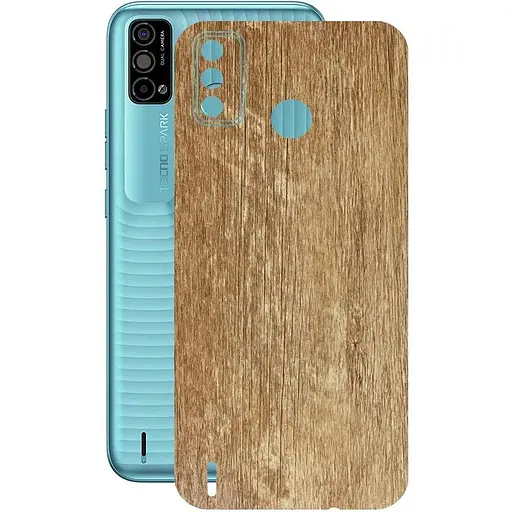 Защитная пленка StatusSKIN для Tecno Spark Go 2021 Корпус Винил Дерево светлое - фото 1