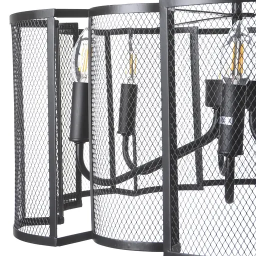 Люстра Brille лофт E14 40W BK (BL-400S/6) - фото 6