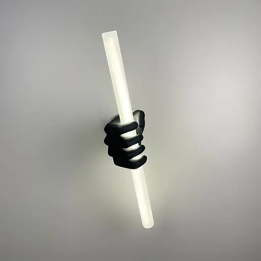 Індустріальне бра у гіпсовому корпусі Арт. WS 050/500 BK Line F - фото 8