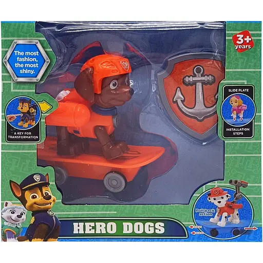 Набір героїв Щенячий патруль Зума Bambi 6080/6070 F зі скейтом - фото 1