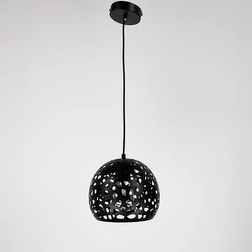 Светильник Лофт в черном корпусе Ø 20 см | Line F | Арт. MJ1911-200 BK - фото 2