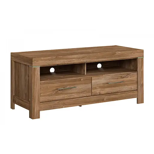 Тумба під телевізор з підсвіткою ВМК (БРВ) Герман RTV2S/6/14 Дуб стерлінг (GRB-1964) - фото 3