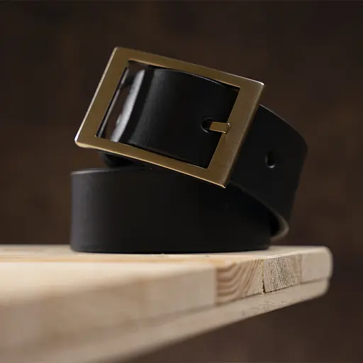 Ремінь шкіряний Grande Pelle чоловічий 3,4х120 см acs0014879 - фото 2