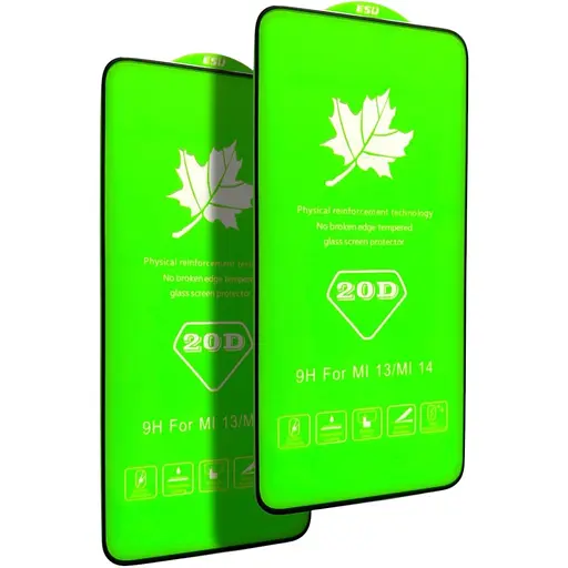 Защитное стекло DK для Xiaomi 14 Full Glue 20D ESD 020715 black 2 шт.