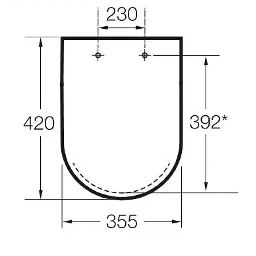 Сидение для унитаза Roca Dama-N A80178C004, Белый - фото 2