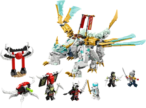 Уцінка. Конструктор LEGO Ninjago Істота Крижаний Дракон Зейна, 973 деталей (71786)  - фото 2