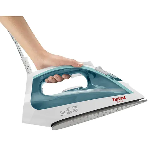 Tefal Праска Virtuo, 1800Вт, 200мл, паровий удар -80гр, постійна пара - 24гр, керам. підошва, біло-бірюзовий - фото 4