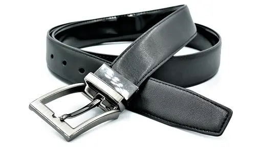 Ремінь шкіряний Weatro чоловічий двосторонній 110-125х3,5 см acs0013794 - фото 8