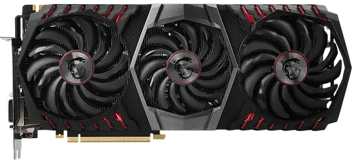 Видеокарта GeForce GTX 1080 Ti 11GB MSI Gaming X Trio (GTX 1080 Ti GAMING X TRIO) Б/У - фото 2
