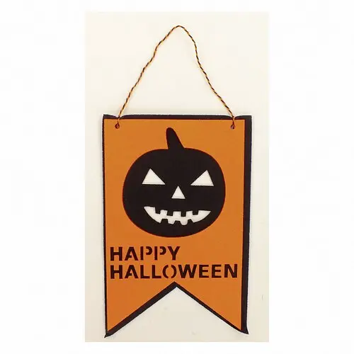 Декор флаг Тыква Happy Halloween - фото 1