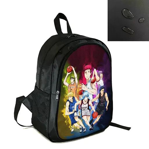Рюкзак городской/школьный 38×28см с принтом Аниме Баскетбол Куроко/kuroko no basuke детский, подростковый, мужской, женский (4112)