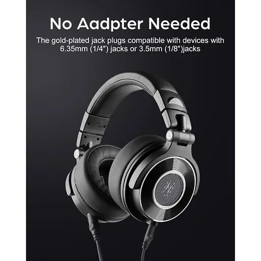 Навушники OneOdio Monitor 60 3,5мм/6,35мм Black (Monitor 60 Black) - фото 5