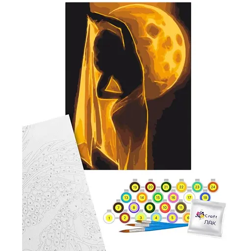 Картина за номерами Art Craft Магія місяця 30х40 см (10373-NN) - фото 1