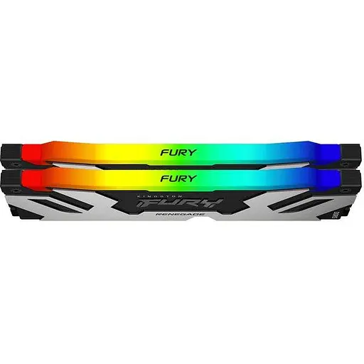 Память для настольных компьютеров Kingston Fury 32 ГБ (2x16 ГБ) DDR5 6400 МГц Renegade Silver RGB (KF564C32RSAK2-32) - фото 7