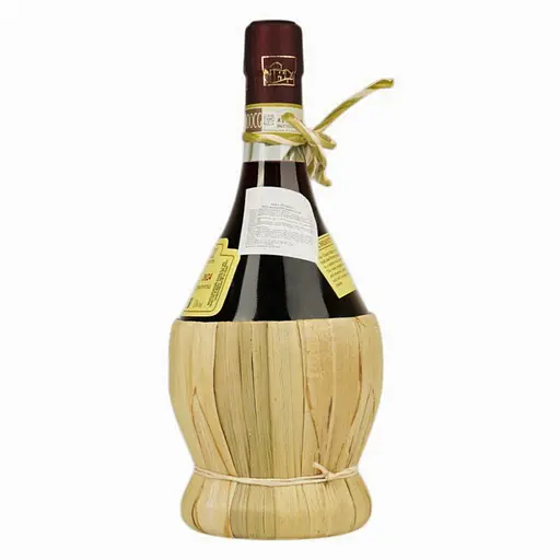Вино Chianti Fiasco DOCG 2024 красное сухое 0.75 л в соломенной корзинке  - фото 3