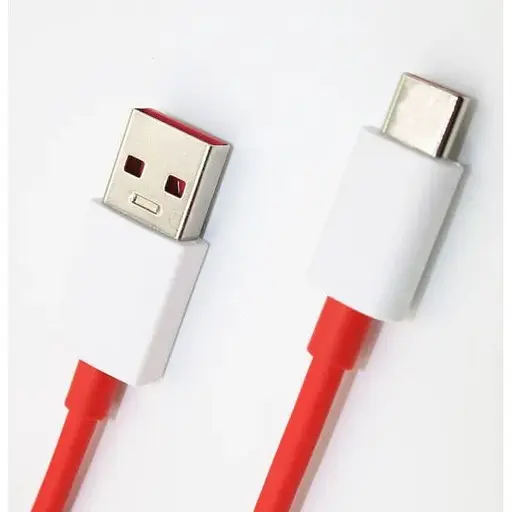Кабель Dash / Warp Fast Charge 100W / 7.3A 1m USB на Type-C для OnePLus red - фото 6