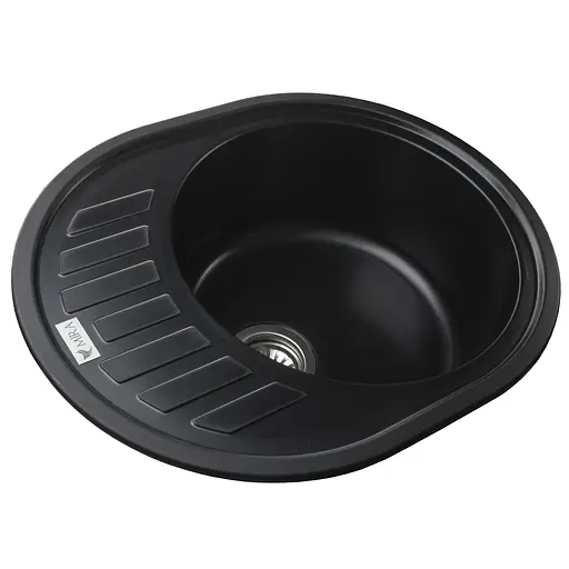 Гранитная мойка Mira ARNICA черная для кухни устойчивая к царапинам безопасная для продуктов - фото 2