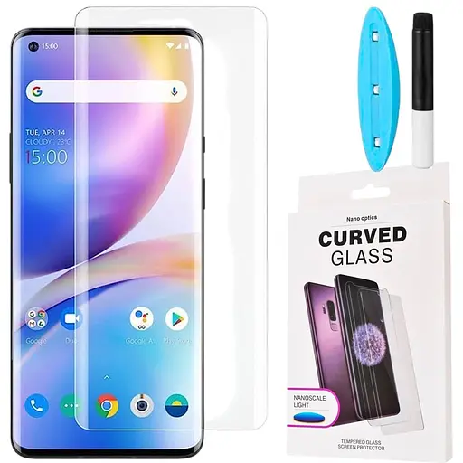 Захисне скло DK UV Curved для Oppo Reno6 Pro+ 5G 010276 clear