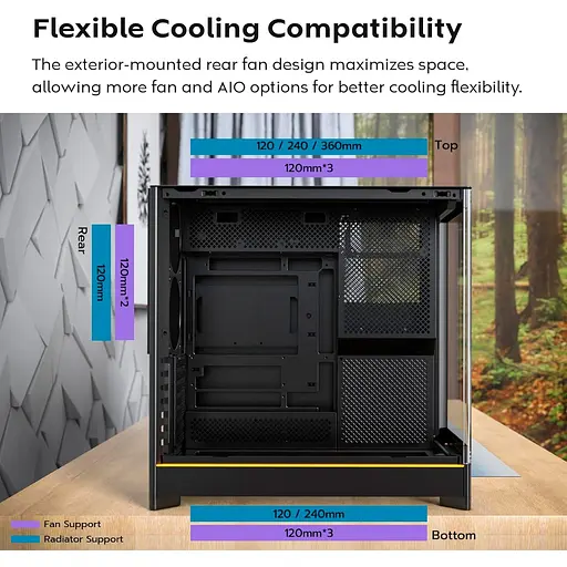 Корпус MONTECH HS02 (B) (HS02 (B)) - фото 9