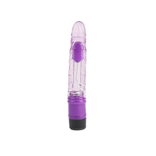 Вібратор Basic Luv Theory Realistic Vibe 8.8" 22.3 см фіолетовий - фото 3