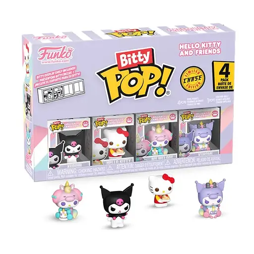 Набір фігурок Bitty Pop Хеллоу Кітті пак Hello Kitty 4 Pack 3 см FBP HK 02