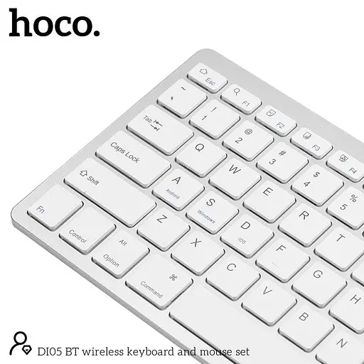 Набор Мышь и клавиатура HOCO BT wireless keyboard and mouse set DI05 (Ukr/Ru/En) - фото 3