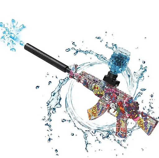 Бластер автоматический OldBro Auto AK 47 Gel Ball с гель шариками орбиз 10500 шт. - фото 8