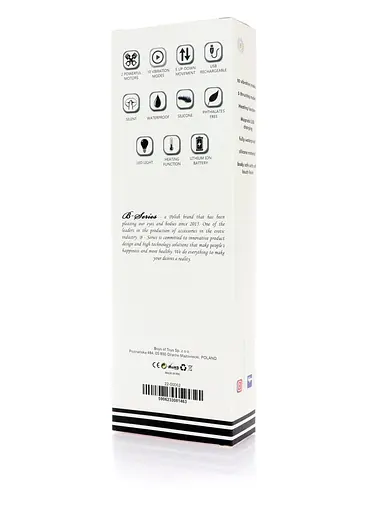 Вібратор-кролик B - Series Magic Rechargeable Thrusting, 19 см (рожевий) - фото 11