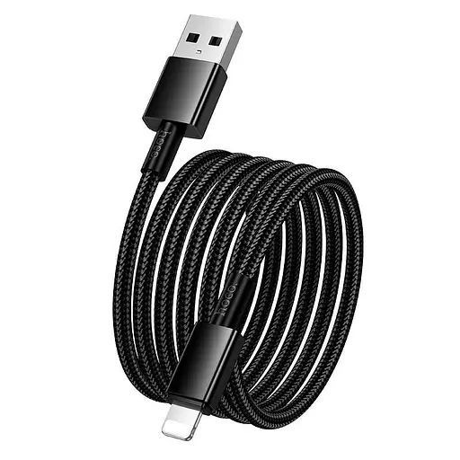 Кабель Hoco Lightning Energy charging data cable X119 1 м 2.4A - фото 3