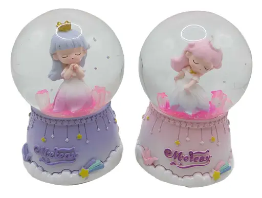 Сніжна куля Музична Дівчинка-квітка, 2198-Y, 80 мм (В асортименті) - фото 3