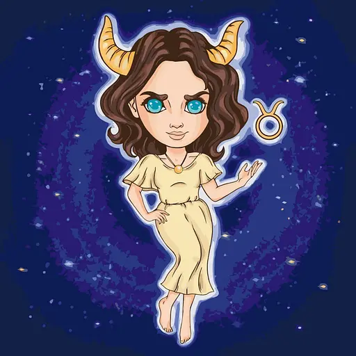 Картина по номерам "Знаки зодиака. Телец" ©VIKTORIA.GRO.ART 10106-AC 40х40 см