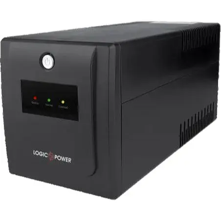 Джерело безперебійного живлення LogicPower LPM-U1100VA-P Black, 1100 ВА, 770 Вт, AVR, 4 розетки Schuko, 12В/7.5Ач x 2 шт (10358)