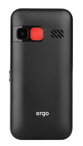 Телефон Ergo R181 DS Black UA UCRF - фото 3