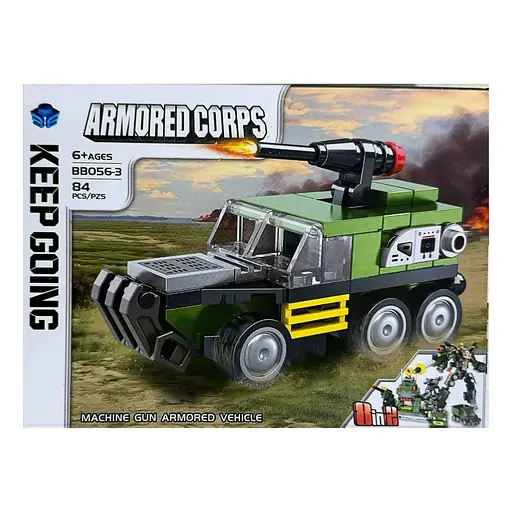 Конструктор Военная техника, от 84 деталей, (В ассортименте)