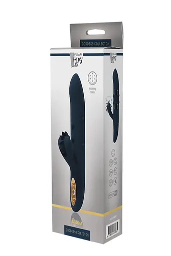 Вібратор-кролик Dreamtoys Athena 23 см синій - фото 5