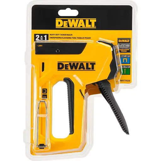 Степлер DeWalt Heavy Duty для скоб типу G 6-14 мм та цвяхів типу J 12, 15 мм (DWHTTR350-0) - фото 6