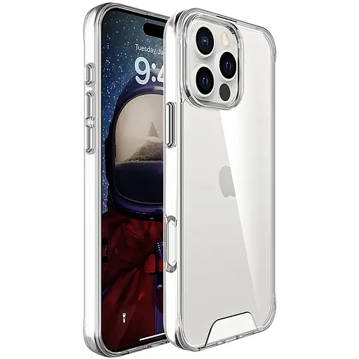 Чохол Epik TPU Space Case transparent для Apple iPhone 16 Pro Max 6.9 Прозорий - фото 1