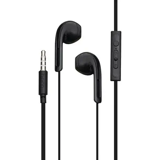 Дротові навушники Hoco M39 Rhyme with mic, 3.5mm, 1.2m, black