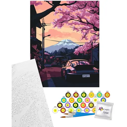 Картина по номерам Art Craft Дорога к Фудзи 40х50 см (12524-AC) - фото 1