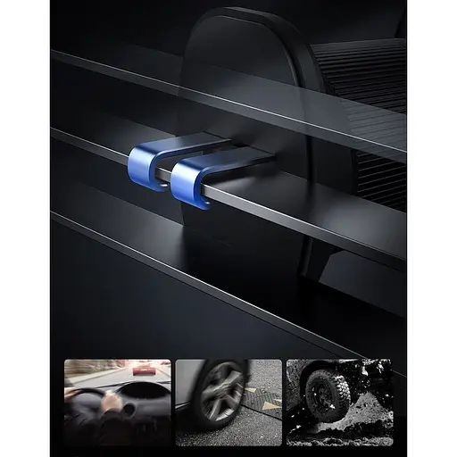 Автодержатель с беспроводной зарядкой Baseus CW01 Magnetic Wireless 15W Black (C40141001111-00) [143780] - фото 7